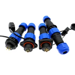 Conector SP16 IP68 Macho Hembra – Cable Impermeable