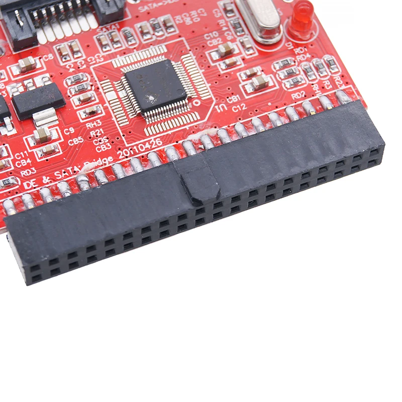 Adaptador IDE a SATA, convertidor bidireccional, conversión 100/133 HDD/SSD/CD/DVD, Tarjeta elevadora para PC de escritorio, Chip JM20330 - imagen 2