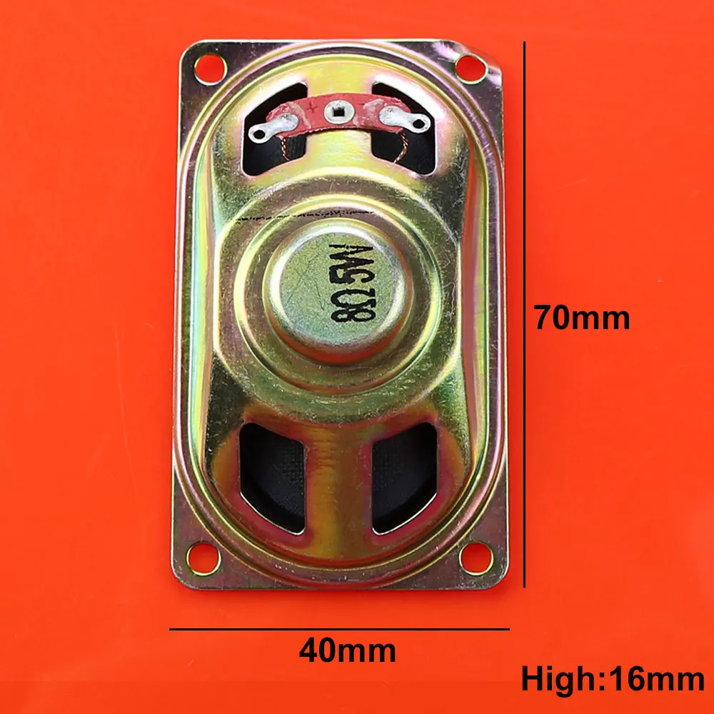 JCD 1 pieza 5W 8R altavoz de bocina Monitor LCD/TV 4070 altavoces 8 ohm 5 vatios 40*70MM de espesor 16MM 23MM altavoz - imagen 3