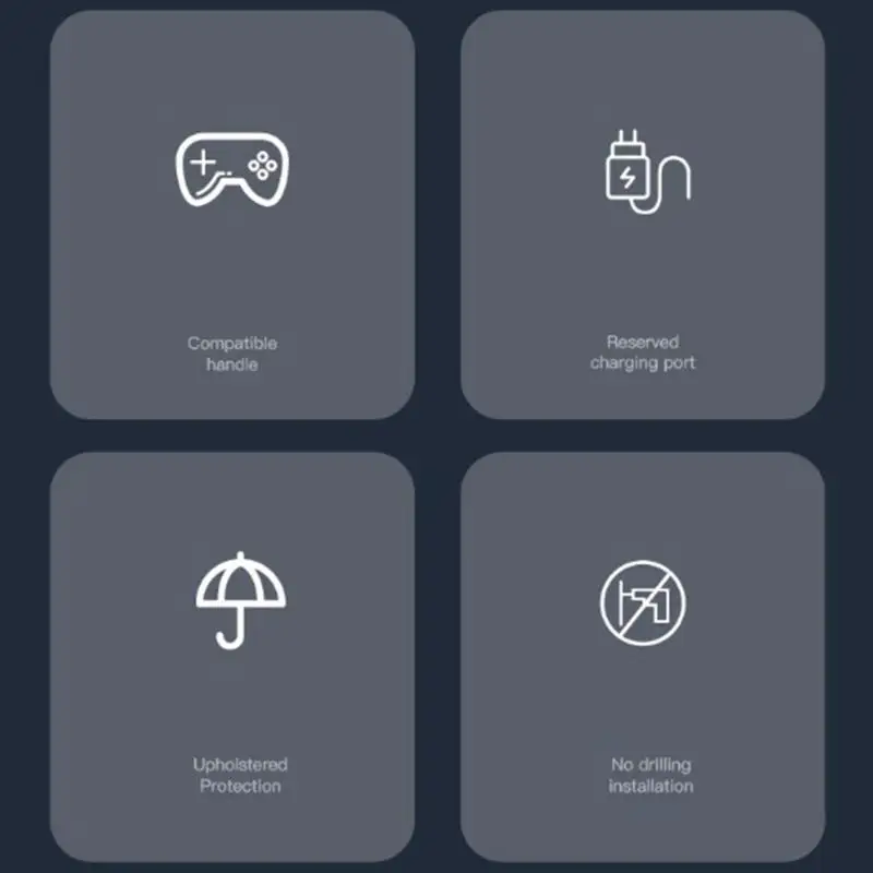 Controladores gamepad R53C Auriculares montados en pared Soporte auriculares - imagen 4