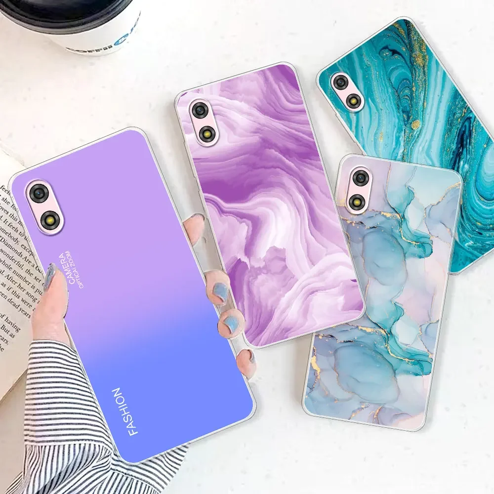 Funda transparente a prueba de golpes para Xiaomi Qin3 Ultra, carcasa de silicona suave con impresión, TPU, Coque - imagen 4