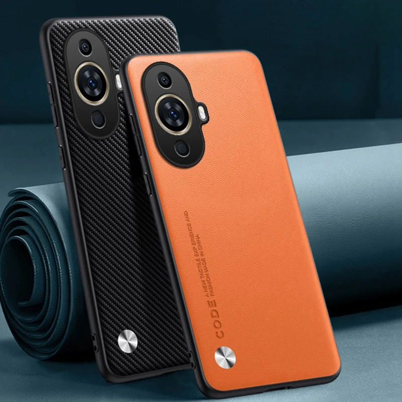 Funda de cuero PU de lujo para Huawei Nova 9, 10 SE, 10 Pro, 11 Pro, protección de silicona Ultra - imagen 2