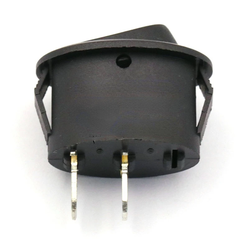 Interruptor ovalado KCD7, 2 pines, 2 engranajes, 3 pines, 3 hervidores eléctricos, tipo de barco, Negro, Rojo, sin luz, 2 piezas - imagen 3