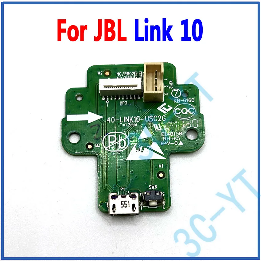 Conector de placa de fuente de alimentación Original, 1 piezas, para JBL LINK10 Link 10, Altavoz Bluetooth, puerto de carga Micro USB - imagen 5
