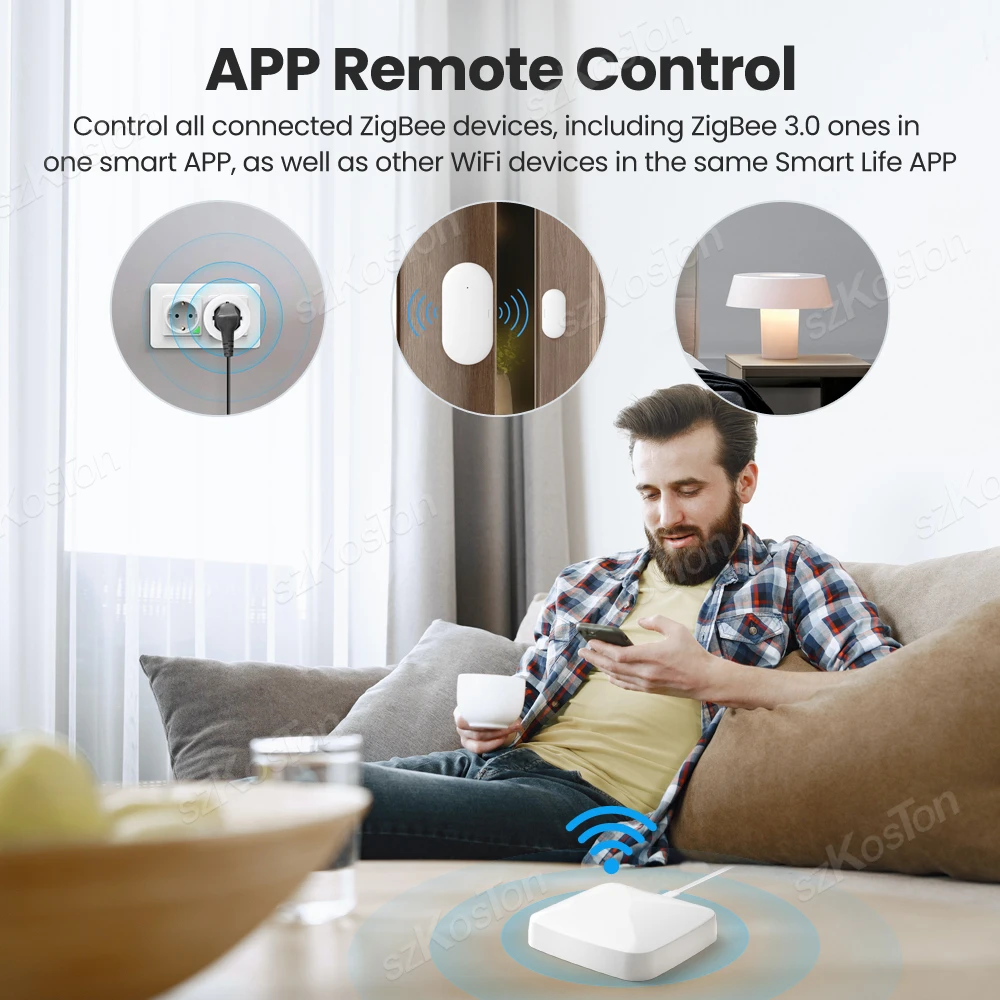 Tuya Hub Zigbee 3.0 – Control Domótico con Alexa y Google Home - imagen 2