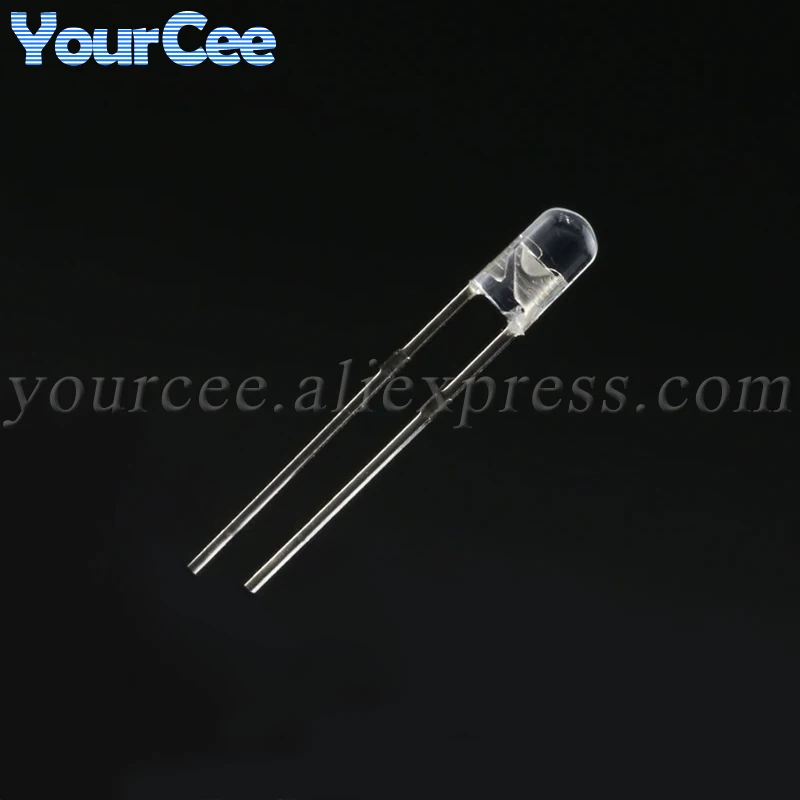 Kit de diodos emisores de luz LED de 3mm, 100 Uds., amarillo, blanco, rojo, azul, verde, juego de bombillas, surtido de PCB de 3V - imagen 3