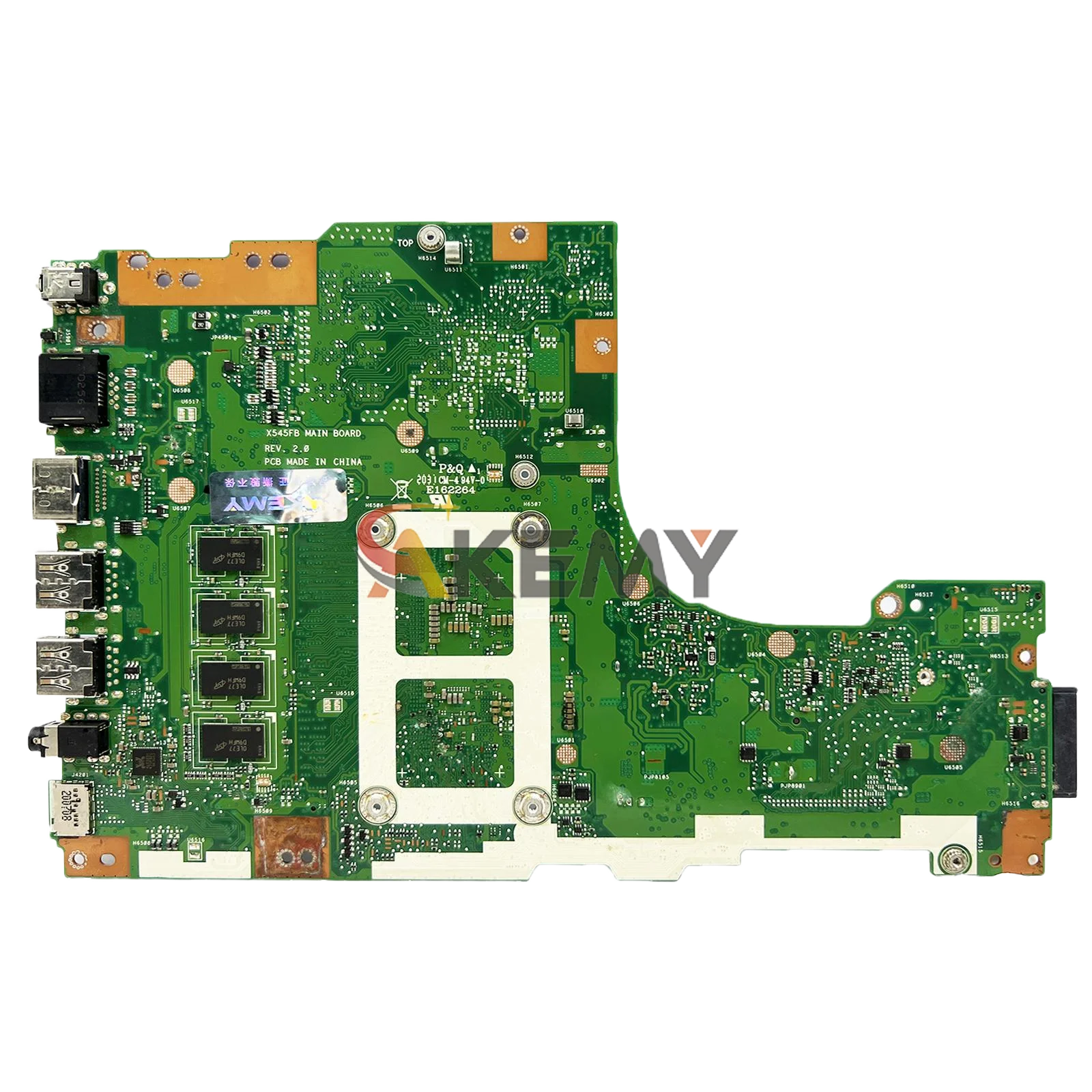 Placa base para ordenador portátil X545FA para ASUS VivoBook X545FA X545FJ X545F X545FB placa base para portátil con 10. a generación I3 i5 i7 101% pruebas OK - imagen 2