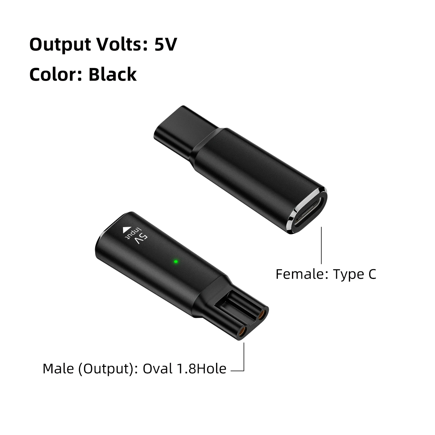 5V-Oval-Black