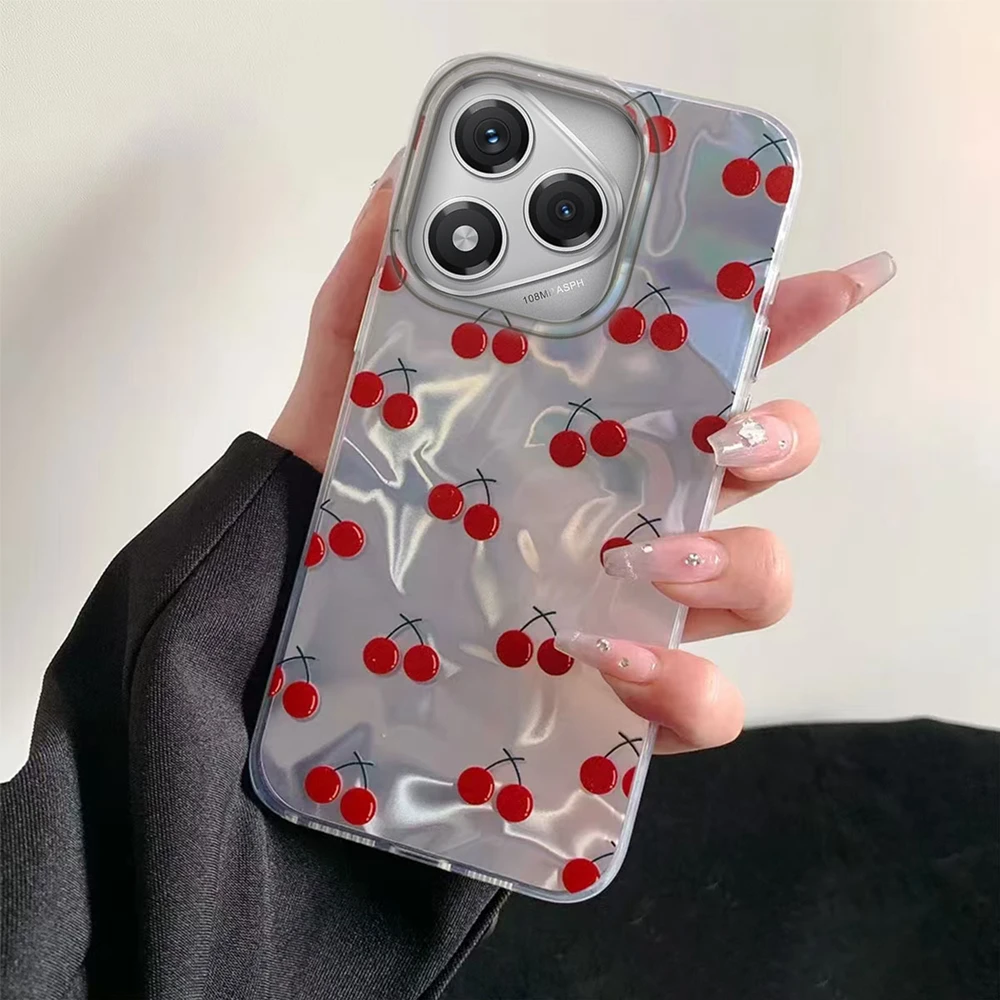 Funda de teléfono para mujer y niña, fruta, cereza roja, para Honor 400, 200, 90 Smart Pro Magic7 6 5 70 Lite X9a X9c X8b X8a X8c X7c X7B X6c - imagen 2