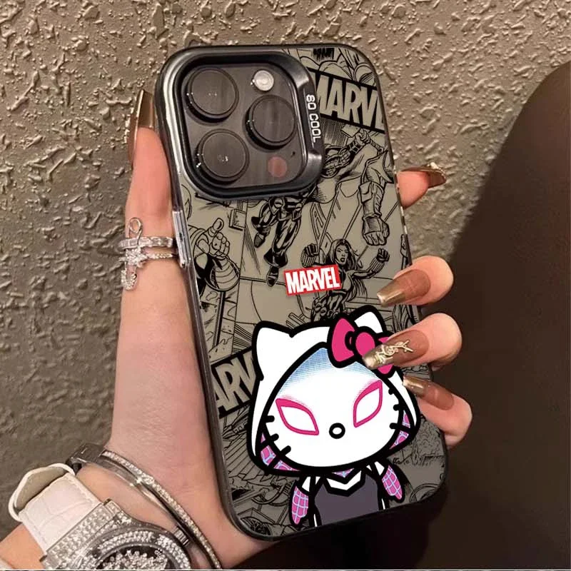 Funda con revestimiento de Anime divertido Marvel Spider Man para Xiaomi Redmi Note 13 12 11 Pro Plus 4G 5G 12S 11S 10S 10 9 9S 8 12C 13C A3 Capa - imagen 3