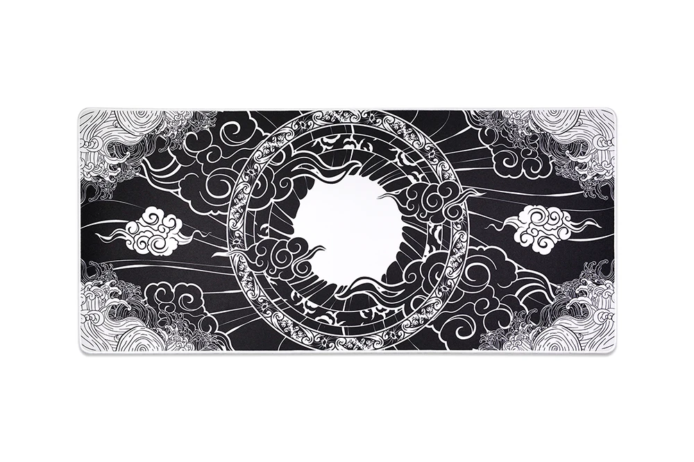 Phangkey-alfombrilla de ratón AMATERASU para teclado mecánico, 900, 400, 4mm, bordes cosidos, goma suave de alta calidad - imagen 3