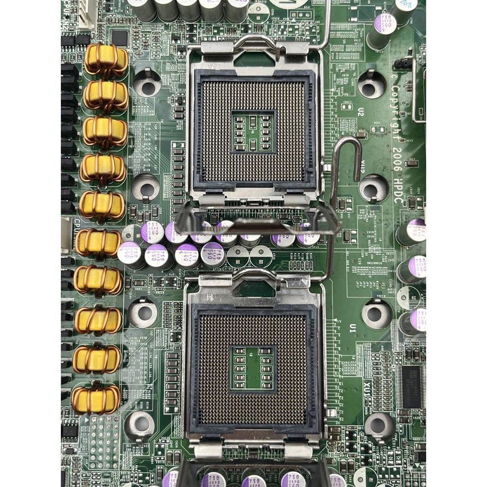 Placa base de estación de trabajo XW8400 442028-001 437313-001 380688-003 Desmontaje original - imagen 3