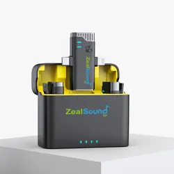 Zealsound Micrófono lavalier inalámbrico solapa iPhone Android