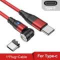 Red USB C to USB C