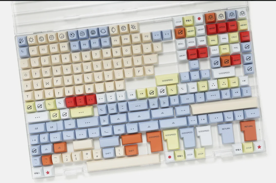 ECHOME-estuche de almacenamiento personalizado para PC, caja antipolvo para PBT, decoración de escritorio, accesorios para teclado - imagen 2