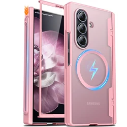 Funda Galaxy Z Fold 7 con bisagra, ranura bolígrafo y cristal pantalla