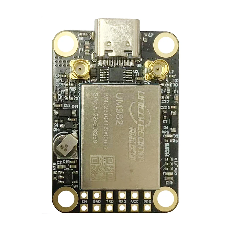 Placa de módulo RTK GNSS UM982 MMCX integrada, antena diferencial de posicionamiento relacionado, UVR, UAV, centímetro, orientación de la estación Base - imagen 2