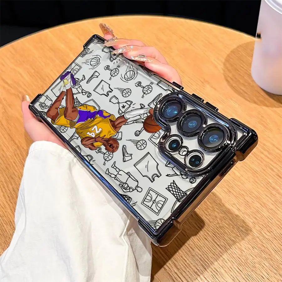 Funda blanda deportiva de baloncesto para Samsung Galaxy S21 Plus S24 S23 S25 Edge S20 FE S22 Ultra - imagen 3