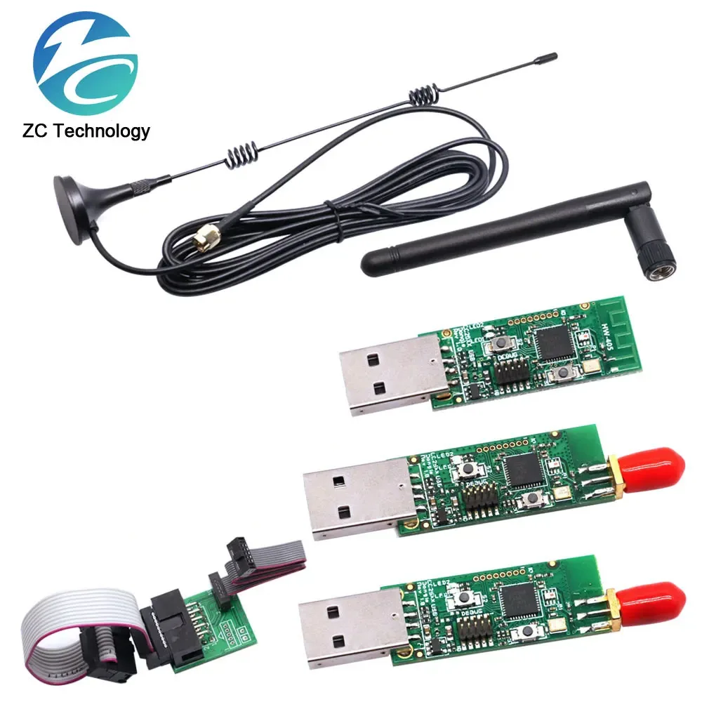 Módulo analizador de protocolo de paquete de placa desnuda Zigbee CC2531 CC2540, interfaz USB, módulo de paquete de captura Dongle
