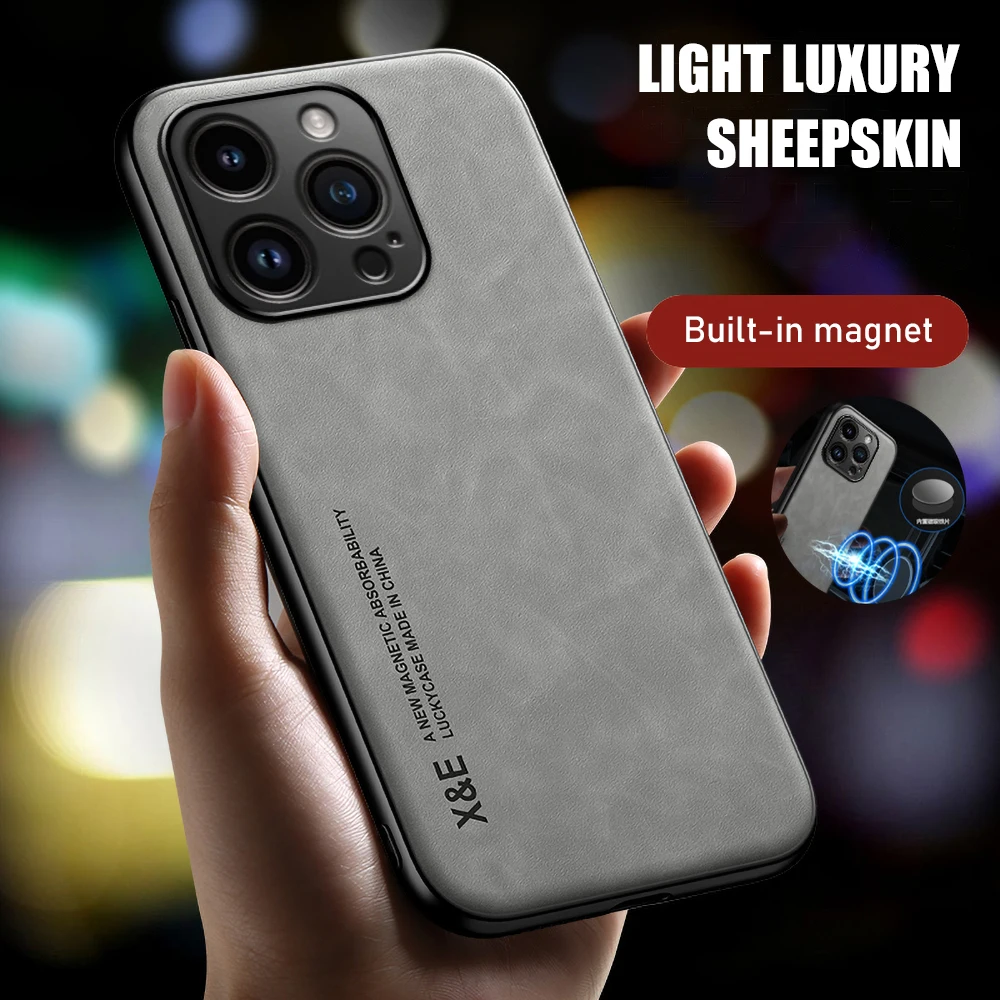 Funda de cuero magnética de lujo para Oneplus 13 12 11 10T 8 9 Pro 7 8T 9RT ACE 5 2 3V Nord Funda Capa soporte para coche