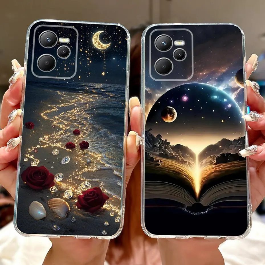 Nueva funda de pintura de moda para Realme C35 C33 C31 fundas de teléfono de silicona suave TPU para Realme C31 C33 C35 4G parachoques de cubierta trasera - imagen 3