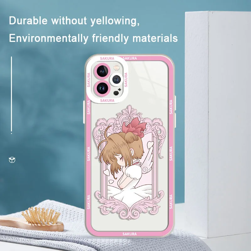 Funda de teléfono Anime Sakura para Samsung Galaxy S23 S22 Ultra S21 S20 FE S10 Plus Note 20 10 9 A14 A24 A34 A54 funda de silicona suave - imagen 5