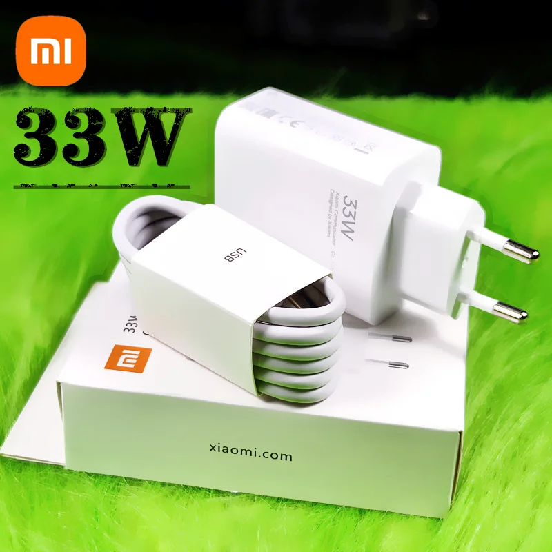 Xiaomi 33w turbo cargador original UE rápido Turbo para xiaomi redmi note 9 pro NOTA 10 POCO X3 K40 MI 10 9 9T Pro - imagen 2