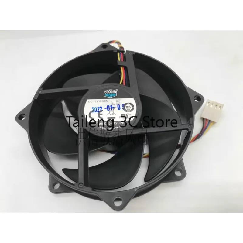 Nuevo ventilador enfriador de CPU para FA09025H12LPB 12V 0.36A 9,2 CM ventilador de refrigeración de 4 cables
