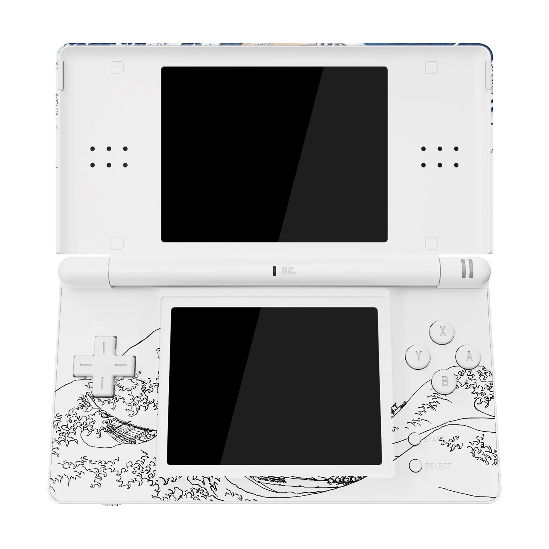 Carcasa completa de repuesto eXtremeRate para Nintendo DS Lite para NDSL - The Great Wave - imagen 2