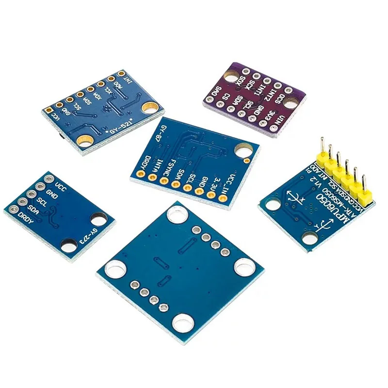 GY-521 GY-271 GY-61 Serie MPU6050 Módulo Sensor de ángulo 3D 6DOF Acelerómetro de triple seis ejes Giroscopio electrónico - imagen 3