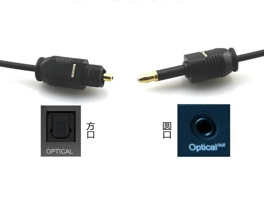 Cable Mini Toslink a Toslink de 3,5mm, Cable adaptador de conector de Audio óptico Digital OD2.2mm 1m 1,5m 2m 3m 5m 10m 15m - imagen 3