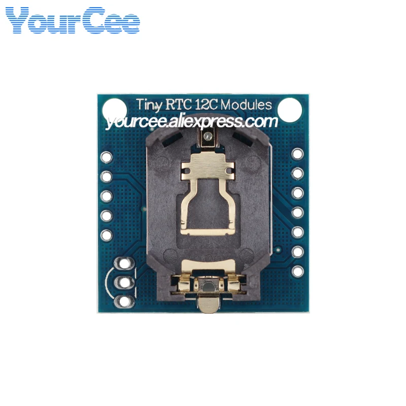 Módulo de reloj pequeño RTC I2C IIC, memoria EEPROM 24C32, reloj DS1307, señal de reloj, interfaz serie de 2 cables, 5 uds./1 ud. - imagen 3