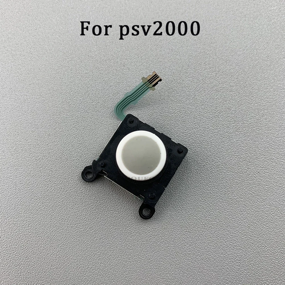 Nuevo botón de palanca de pulgar de repuesto, Joystick analógico 3D basculante para PS Vita PSVITA PSV 2000, blanco y negro, Original - imagen 4