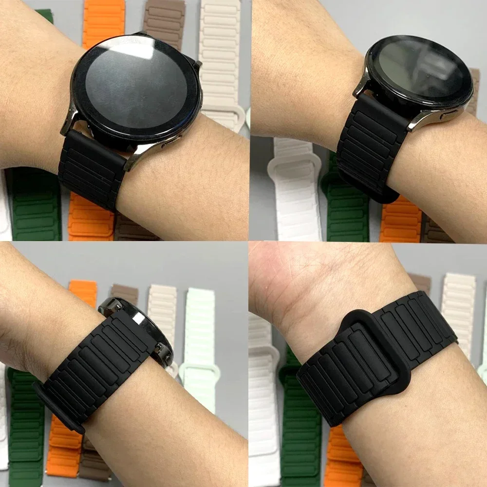 Correa de silicona para reloj COROS APEX 4, correa de 42mm, correa de repuesto para pulsera COROS PACE 3 2/APEX 2 pro, pulsera magnética de 20mm y 22mm - imagen 4