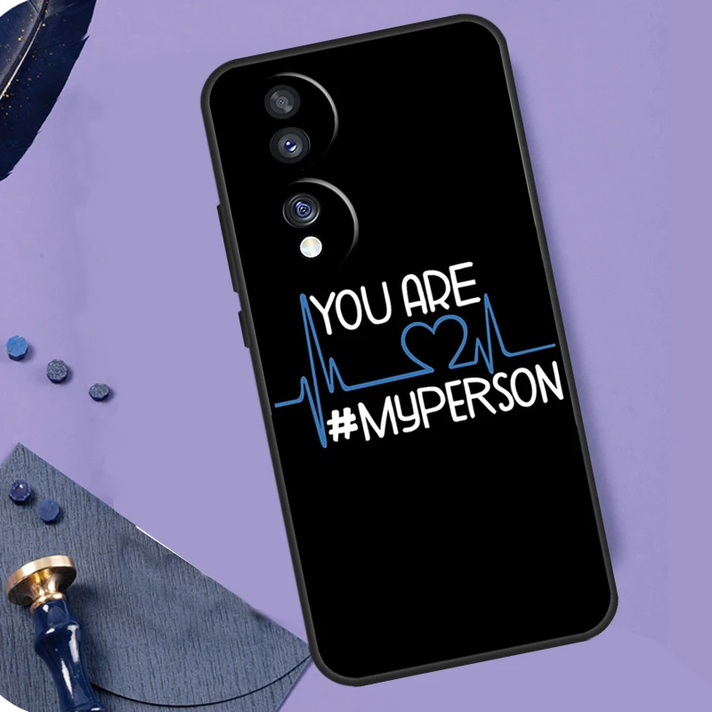 Funda de teléfono de grey Anatomy You are my person para Honor 90 Lite 70 50 Magic 5 6 Pro X6 X7 X8 X9 X6a X7a X8a X9a X9b X8b - imagen 2