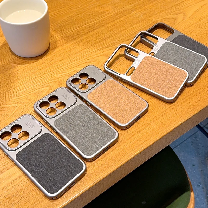 Para Xiaomi Mi 17 Pro Max funda de lujo de cuero PU funda protectora trasera magnética MagSafe para Xiaomi 17 Pro carcasa de teléfono - imagen 4