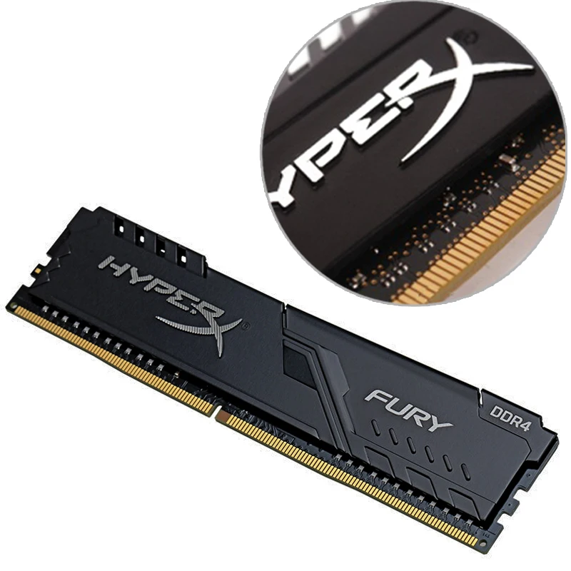 Sólo compatible con INtel CPU HyperX Fury Memoria RAM de escritorio DDR4 4GB 8GB 16GB 3200MHz 2400MHz 2666MHz 288 pines Memoria de escritorio - imagen 2