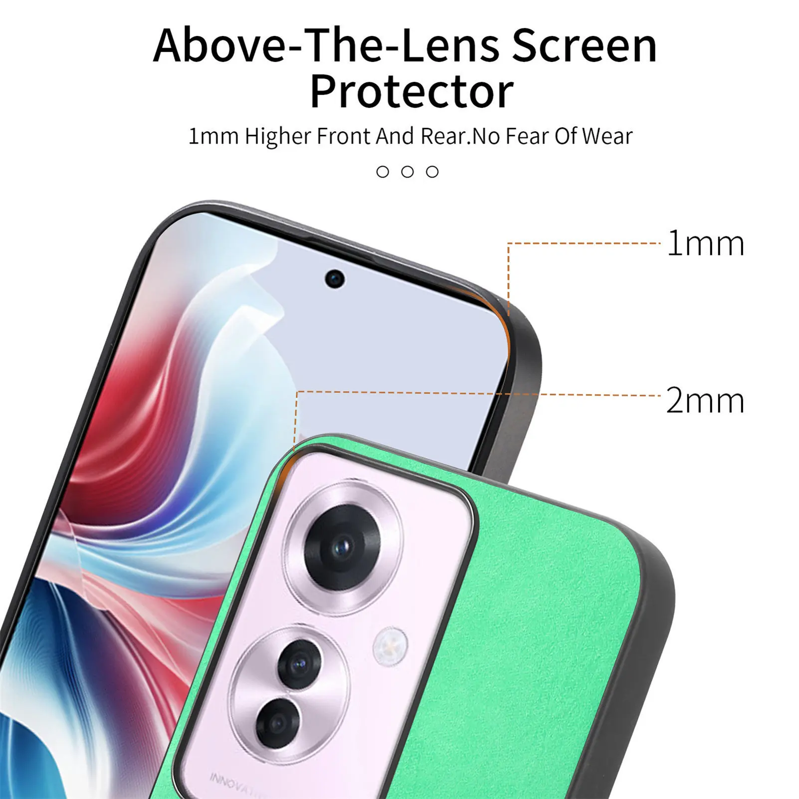 Funda magnética para OPPO Reno 12 Pro 11 A58 A78 4G Find X8 Realme 13 Plus 5G, funda trasera a prueba de golpes con sensación de piel de carga inalámbrica - imagen 3