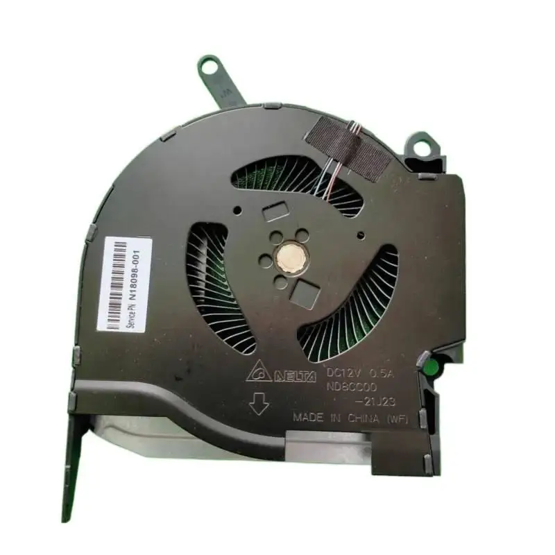 N18097-001 N18098-001 ND8CC00-21J23 ND8CC00-21J22 DC12V 0.5A nuevo ventilador de refrigeración Cpu Gpu para HP OMEN Gaming 16-K 16-N Enfriador Radiato - imagen 5