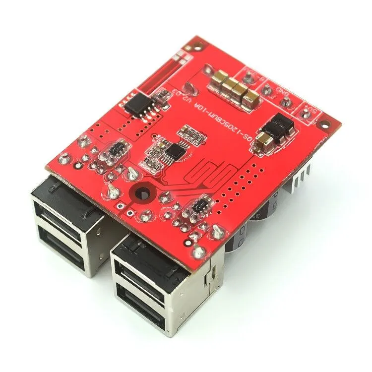 8V35V a 5V 8A Módulo reductor de alimentación Salida USB de 4 puertos Cargador de coche para teléfono celular Android Apple - imagen 4