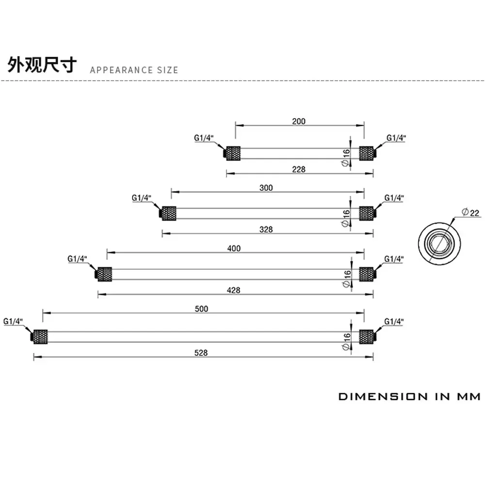 Barrow AIO EPDM 10X16MM Kit de accesorios de manguera negra Rosca G1/4 Conexión giratoria de 360 grados, Resistencia a altas temperaturas. - imagen 5