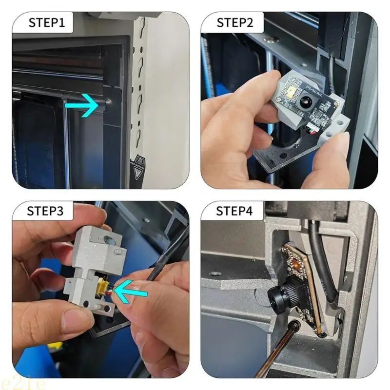 E21E Cámara boquilla precisión para K2 garantiza impresión más clara y mejora calidad del modelo - imagen 2