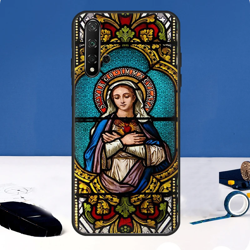 Funda religiosa María y Jesús para Huawei Nova 12i 7i 8i 11i 12s 11 9 10 SE Y60 Y61 Y70 Y72 Y73 Y90 Y91 P30 P40 Lite - imagen 4
