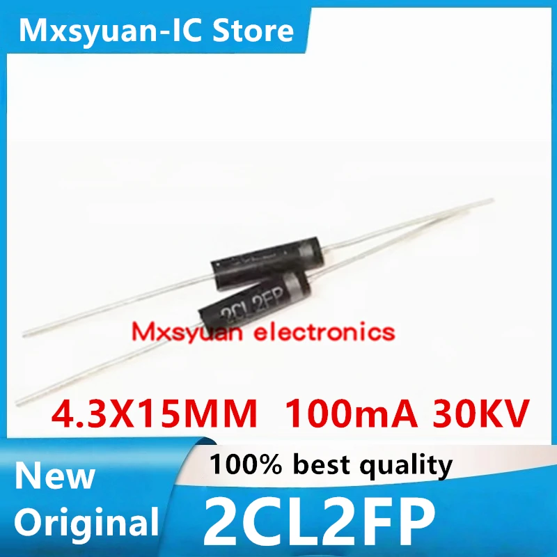 10 unids/lote 2CL2FP DO-415 100mA 30kV 100nS 100% nuevo y genuino diodo de alto voltaje
