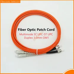 Latiguillo Fibra Óptica Multimodo Duplex ST-SC para Redes