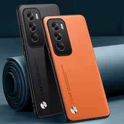 Funda de cuero PU de lujo para OPPO Reno 12 Pro 5G 12Pro, funda trasera de silicona con protección completa para teléfono OPPO Reno 12 Reno12 Pro