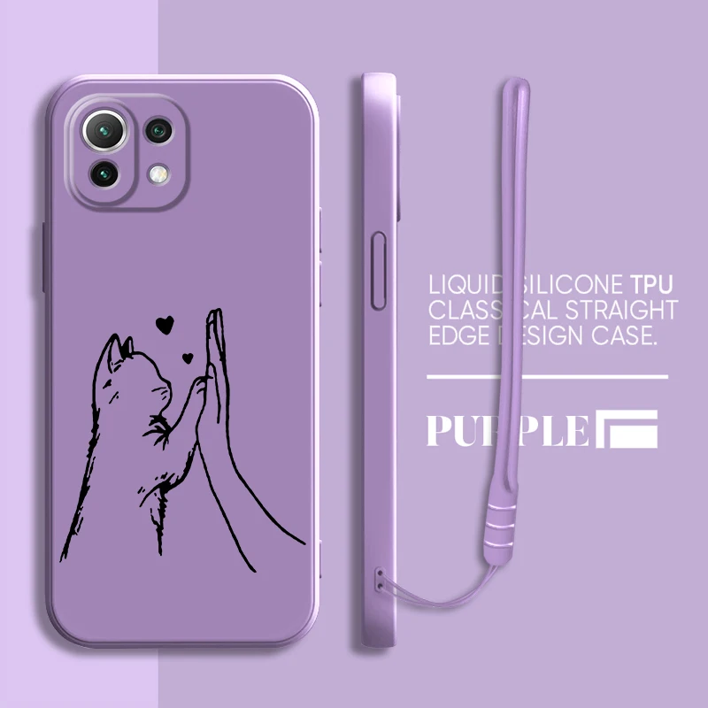 Funda de teléfono para Xiaomi Mi 10T 11T 12T Pro 11 12 Lite 13 funda suave lindo gato perro - imagen 2