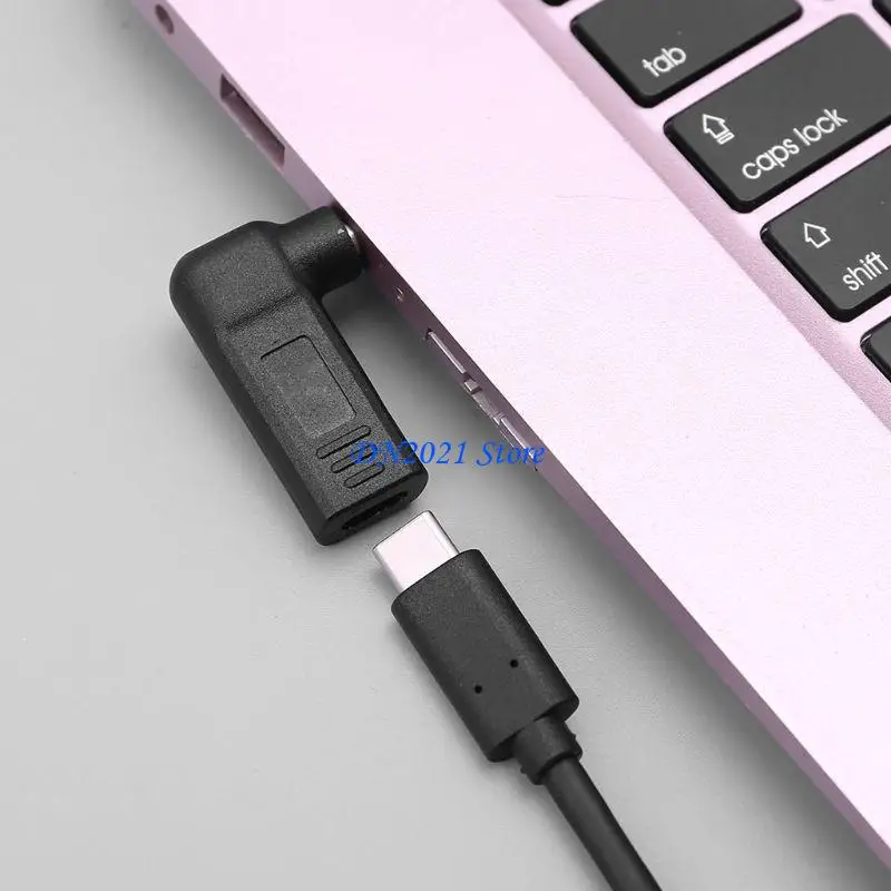 F3KE Portable Tipo C a DC4.0x1.7 mm Conector carga enchufe masculino para - imagen 3