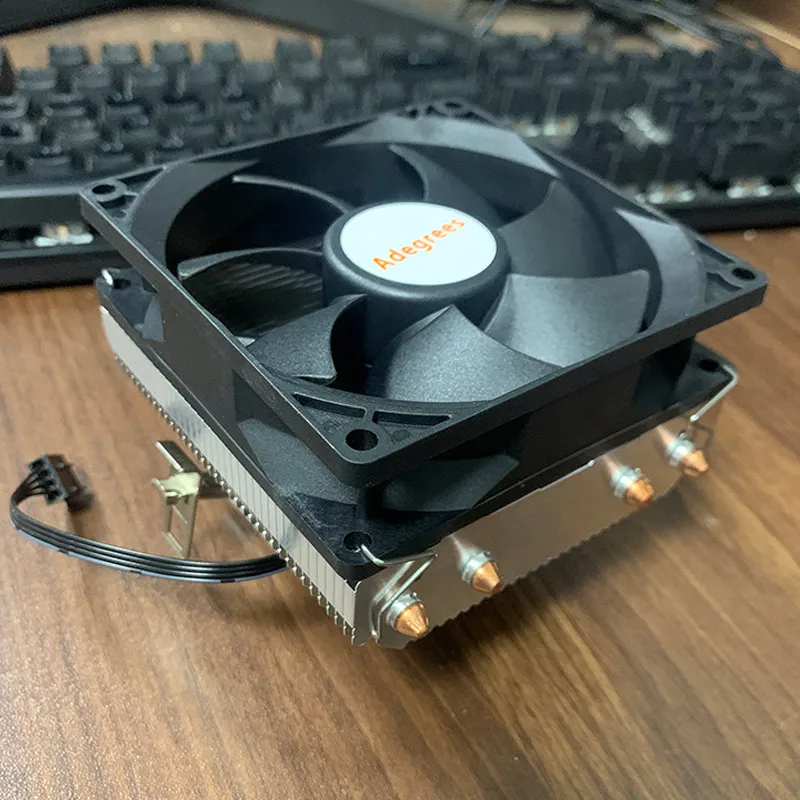 4 tubos de calor CPU enfriador de aire PC radiador 90MM 4PIN PWM ventilador para Intel LGA 115X 1700 775 1200 AMD AM3 AM4 AM5 Ventilador - imagen 5