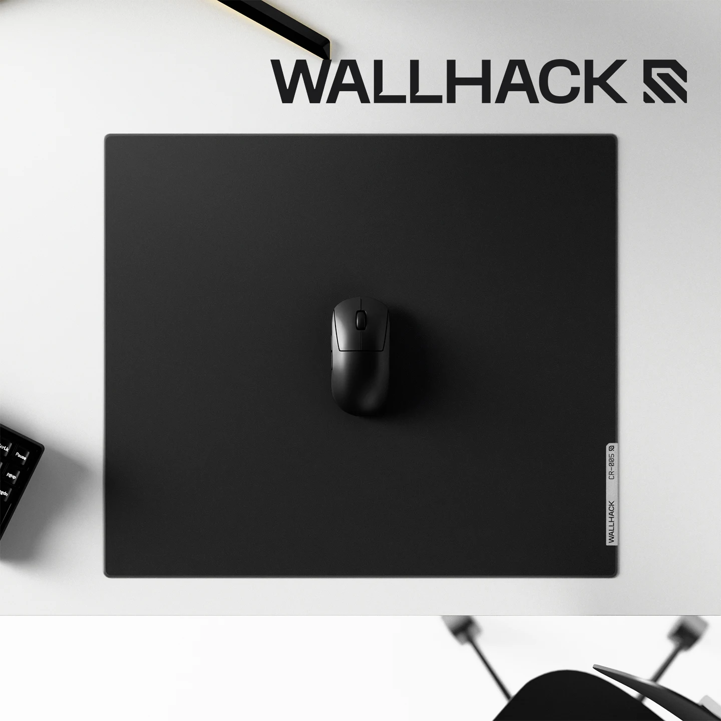 WALLHACK CR005 Alfombrilla de ratón de cristal de control 510X440 mm Alfombrilla de ratón de cristal profesional de deportes electrónicos de gran tamaño Original y genuino - imagen 3